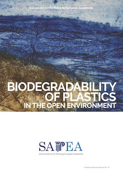 Biodegradability of plastics ERR cover