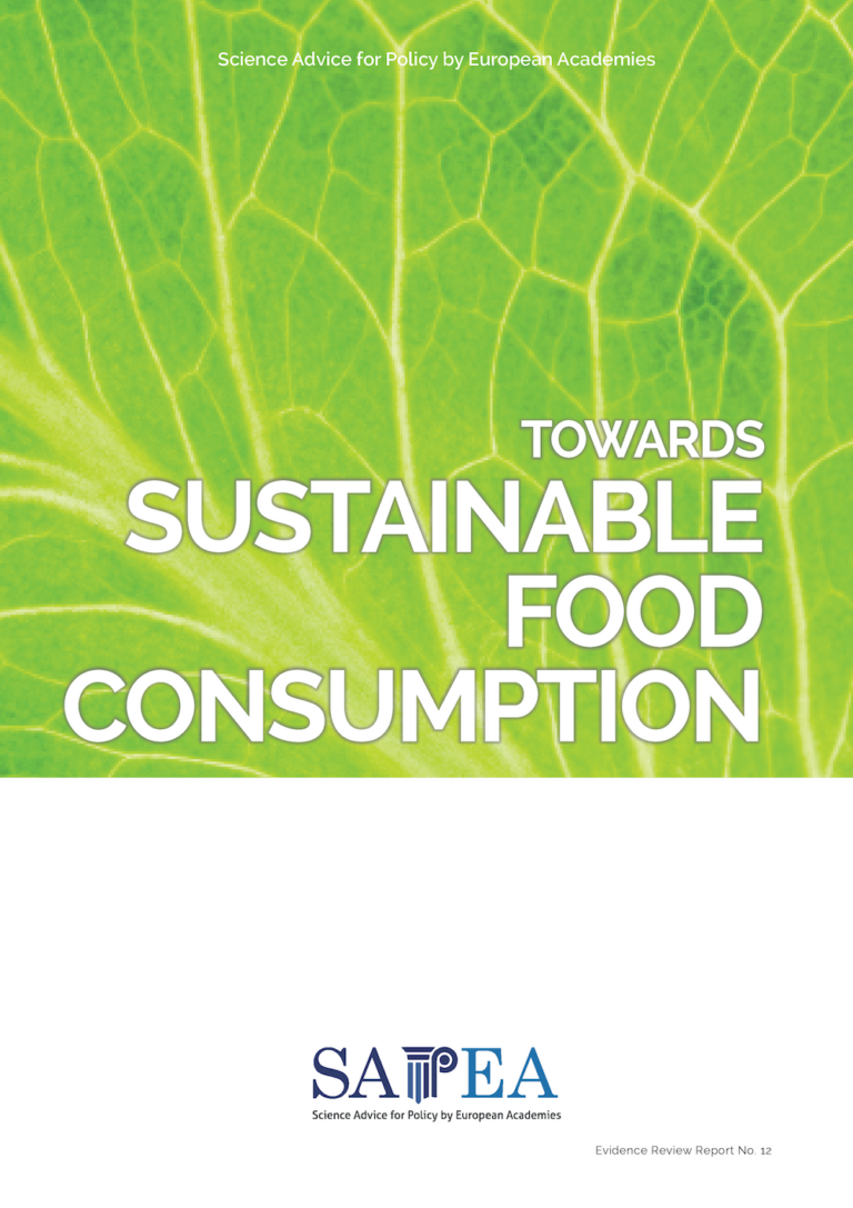 Cover of ERR: sustainable food consumption